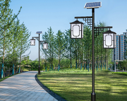 通化3米庭院灯 LED欧式照明灯小区公园别墅景观路灯太阳能庭院灯